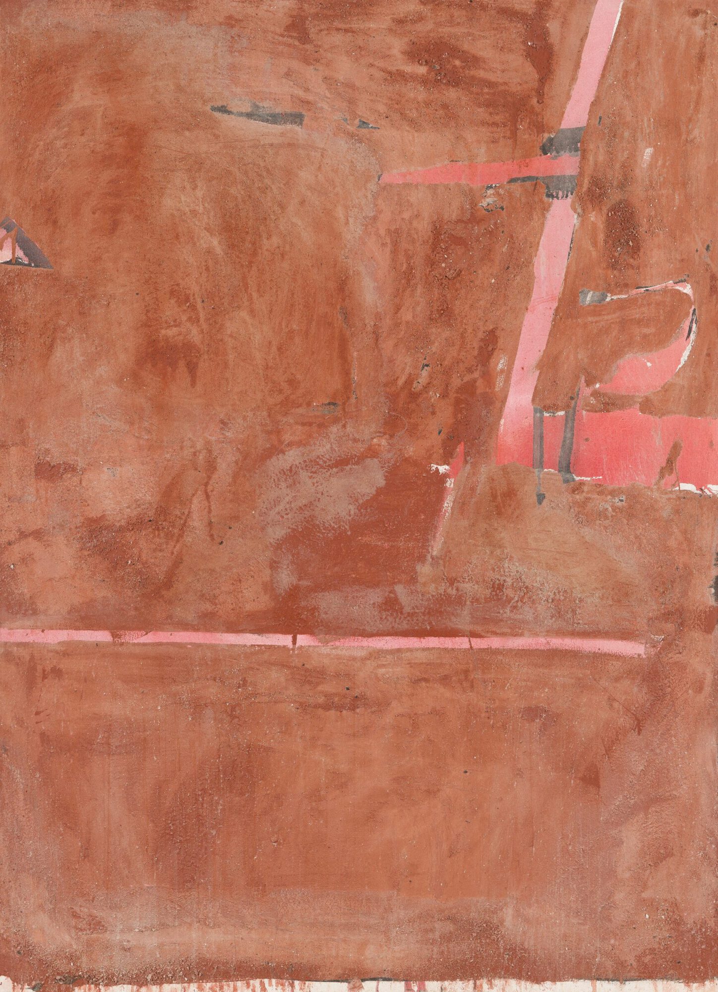 Stephan Spicher, Wall of ashes, 1987, mixed media on canvas, 150 × 108 cm